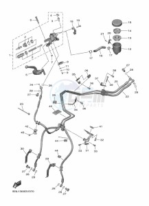 YZF1000 YZF-R1 (B3LG) drawing FRONT MASTER CYLINDER