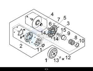 JOYMAX Z + CBS (LW12W4-EU) (M2) drawing DRIVEN PULLEY