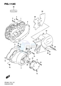 VZR1800BZ BOULEVARD EU drawing CRANKCASE COVER