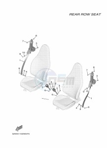 YXF850E YX85FPAP (BARP) drawing SEAT 4