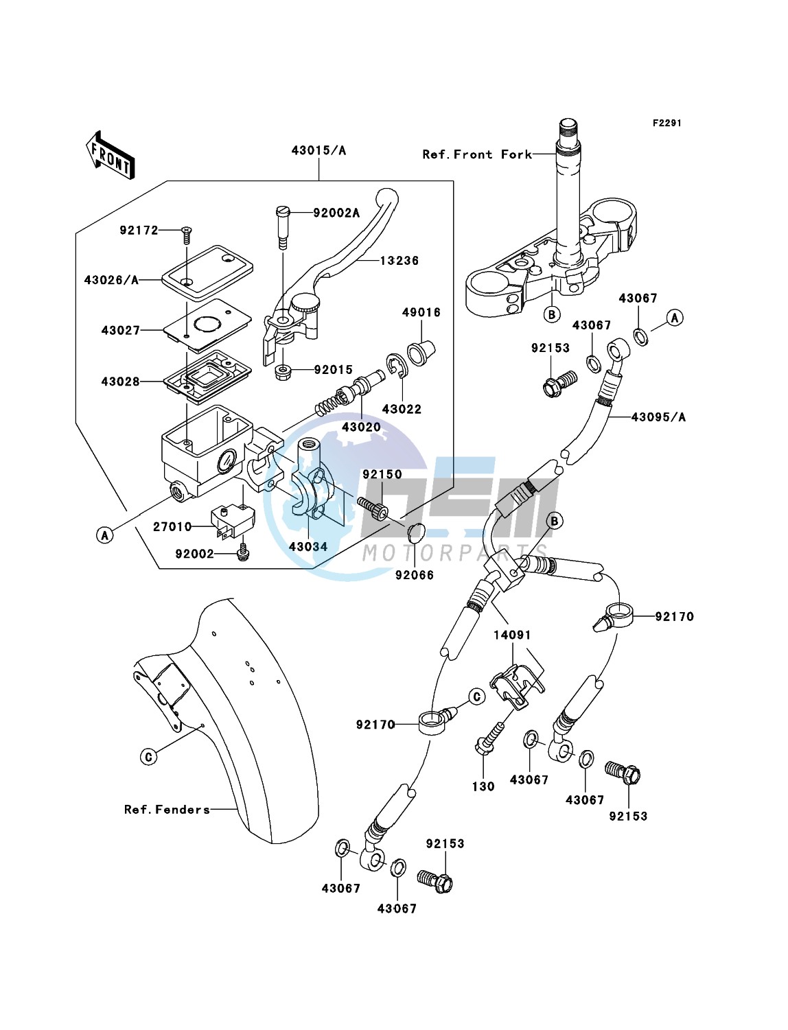 Front Master Cylinder