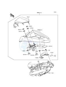 Z250SL BR250EFF XX (EU ME A(FRICA) drawing Accessory(Single Seat Cover)