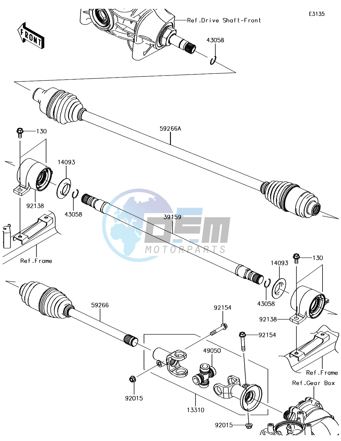 Drive Shaft-Propeller