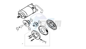 SENDA SM BAJA - 125 CC EU3 drawing STARTING MOTOR