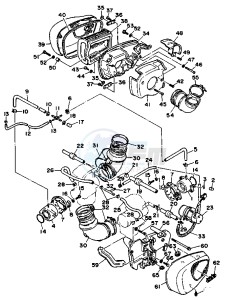 XV VIRAGO 1100 11000 drawing INTAKE