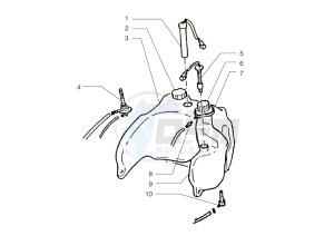 Ark AC 25 White-Matt Black 100 drawing Fuel tank-Oil tank