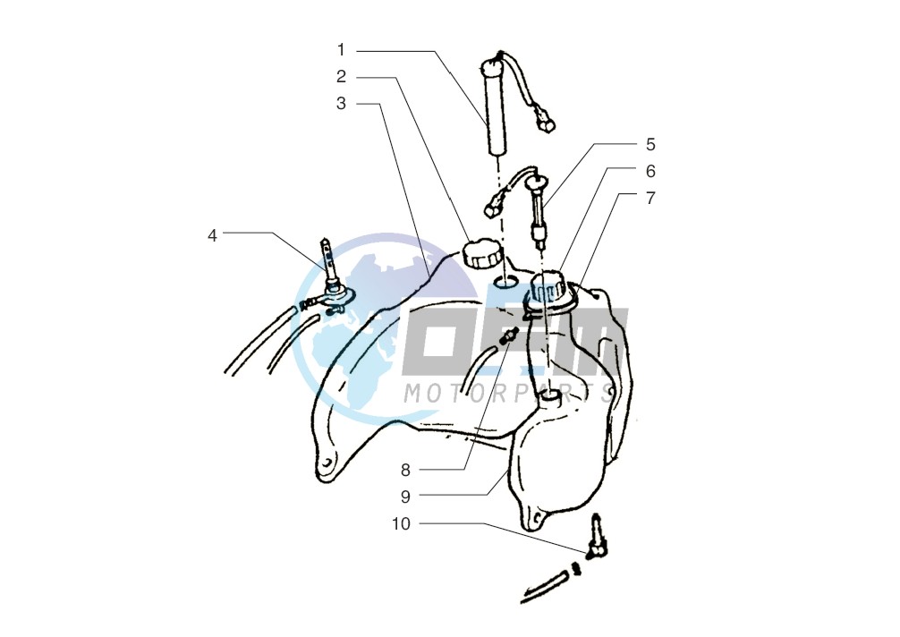 Fuel tank-Oil tank