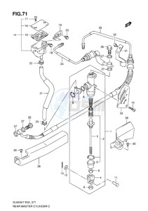 DL650 ABS V-STROM EU-UK drawing REAR MASTER CYLINDER (ABS)