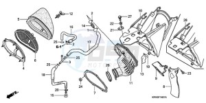 CRF250R9 Europe Direct - (ED / CMF) drawing AIR CLEANER (CRF250R6/7/8/9)