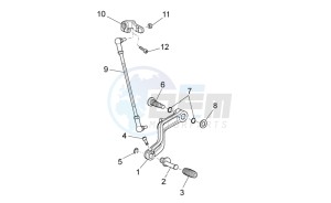 Stelvio 1200 - NTX - ABS 1200 drawing Gear lever