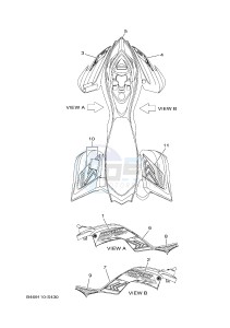 YFM700R YFM70RSSH RAPTOR 700R SE2 (B469) drawing GRAPHICS