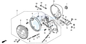 SRX90 50 drawing HEADLIGHT