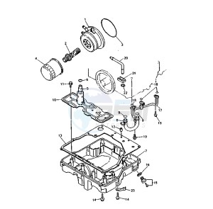 YZF R 750 drawing OIL CLEANER