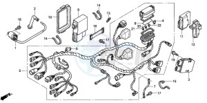 TRX650FA drawing WIRE HARNESS