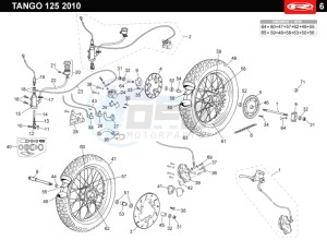 TANGO-125-BLACK drawing WHEEL - BRAKES