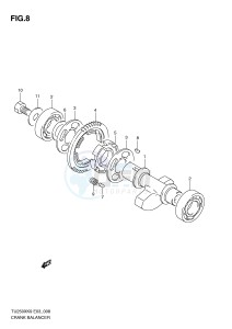 TU250X (E3) drawing CRANK BALANCER