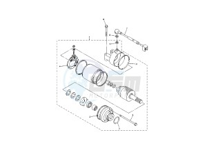 FZ6 600 drawing STARTING MOTOR