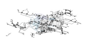 QUAD LANDER 300 drawing FRAME