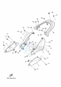 TRACER 700 MTT690-U (B1K2) drawing SIDE COVER