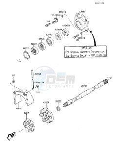 JF 650 A [X2] (A1-A2) [X2] drawing DRIVE SHAFT