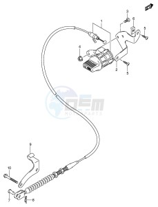 LT-Z250 (E28-E33) drawing REVERSE LOCK