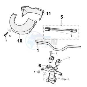 METAL XA BE drawing HANDLEBAR