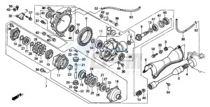 TRX300FW FOURTRAX drawing FRONT DRIVESHAFT (TRX300)