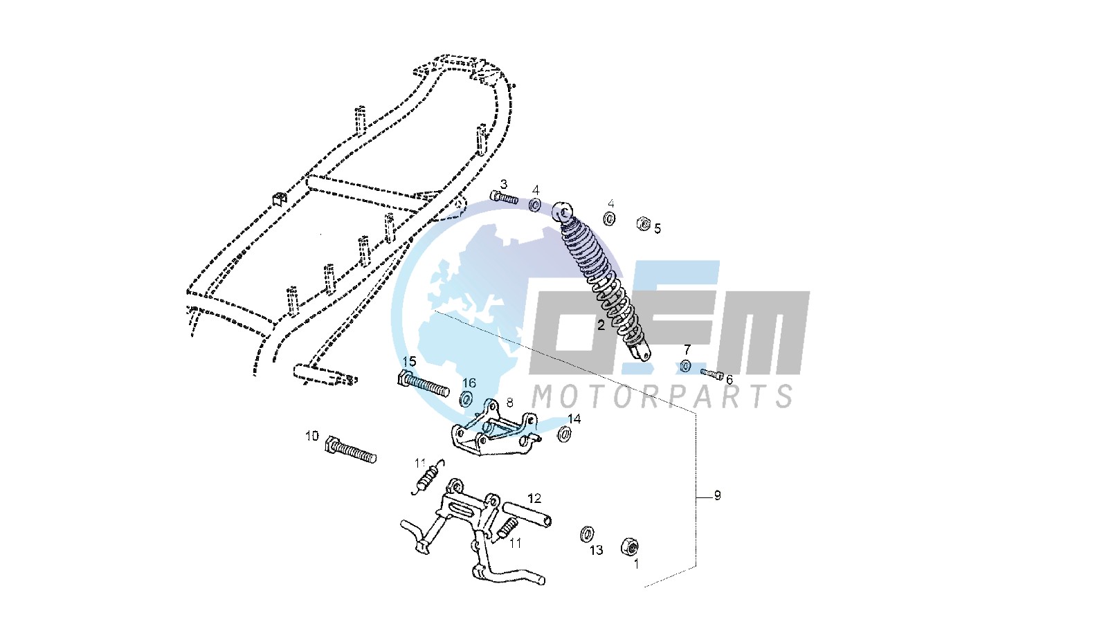 REAR SHOCK ABSORBER