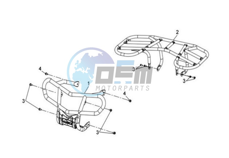 REAR LUGGAGE FRAME / FRONT LUGGAGE FRAME