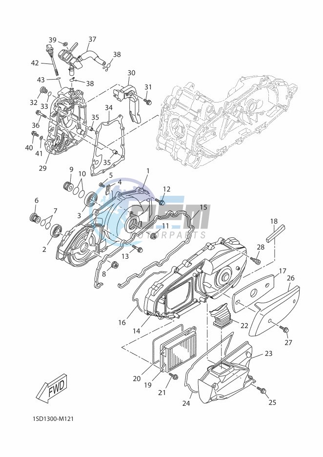 REAR BRAKE CALIPER