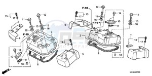 VT750CA9 Australia - (U / MME ST) drawing CYLINDER HEAD COVER