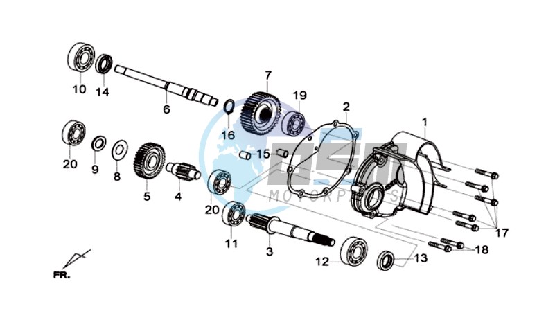 MISSION CASE - DRIVE SHAFT