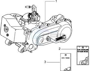 Zip 50 fast rider RST drawing Engine