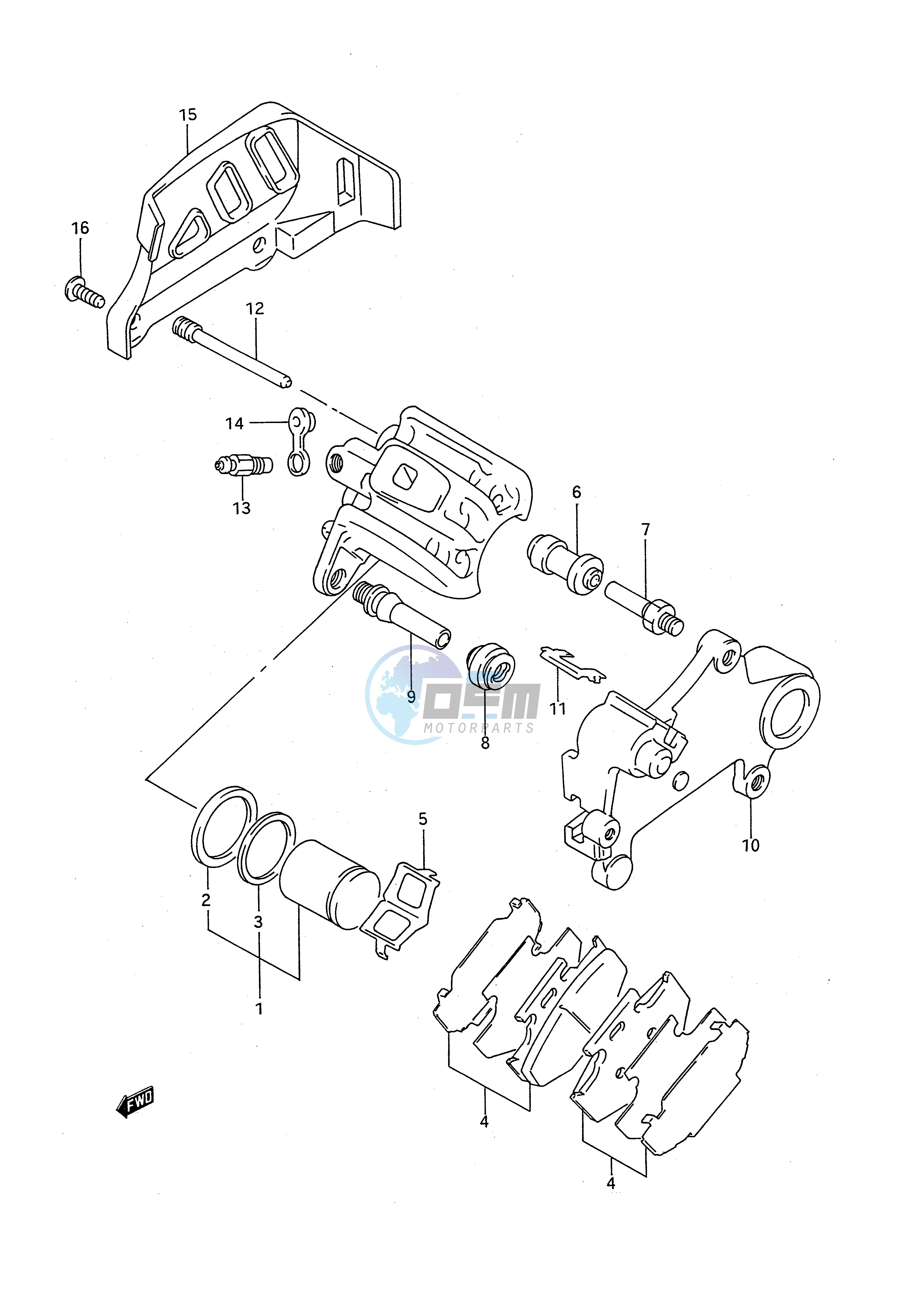 REAR CALIPERS (MODEL N)