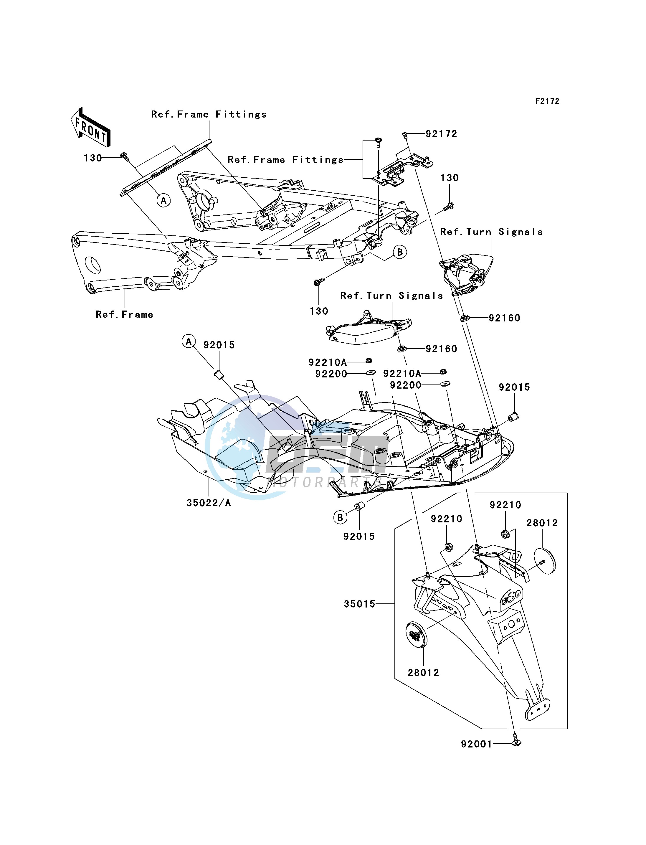 REAR FENDER-- S- -