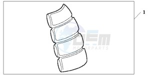 CBR125RW drawing TANK PAD 2