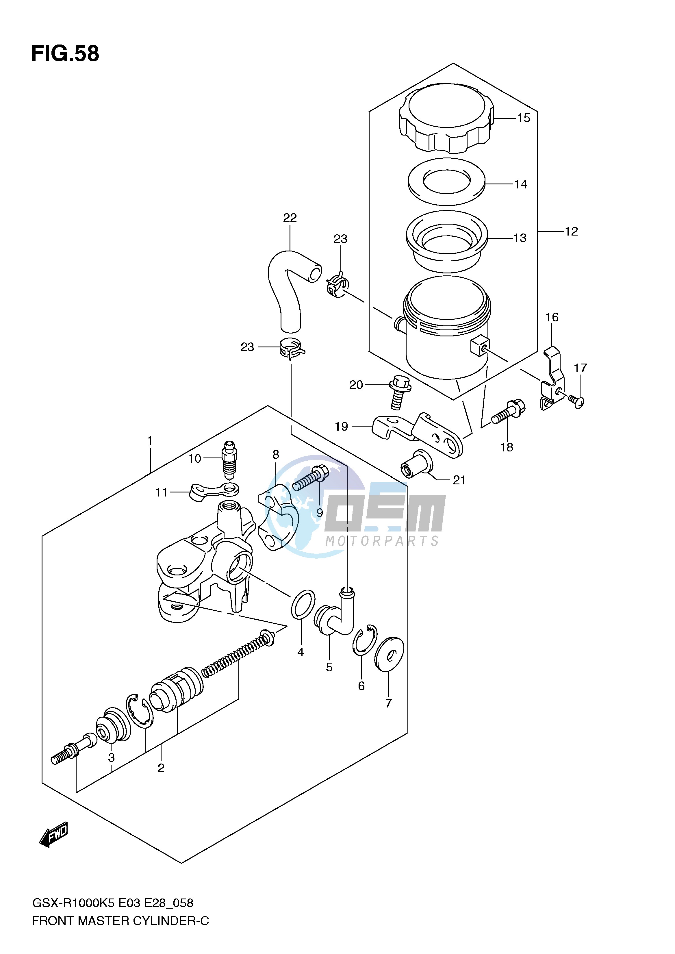 FRONT MASTER CYLINDER