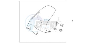 VFR1200FDC VFR1200F Dual Clutch E drawing HUGGER