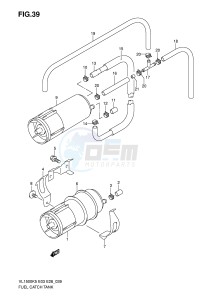 VL1500 (E3-E28) drawing FUEL CATCH TANK