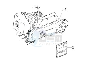 LXV 50 2T Navy drawing Engine assembly