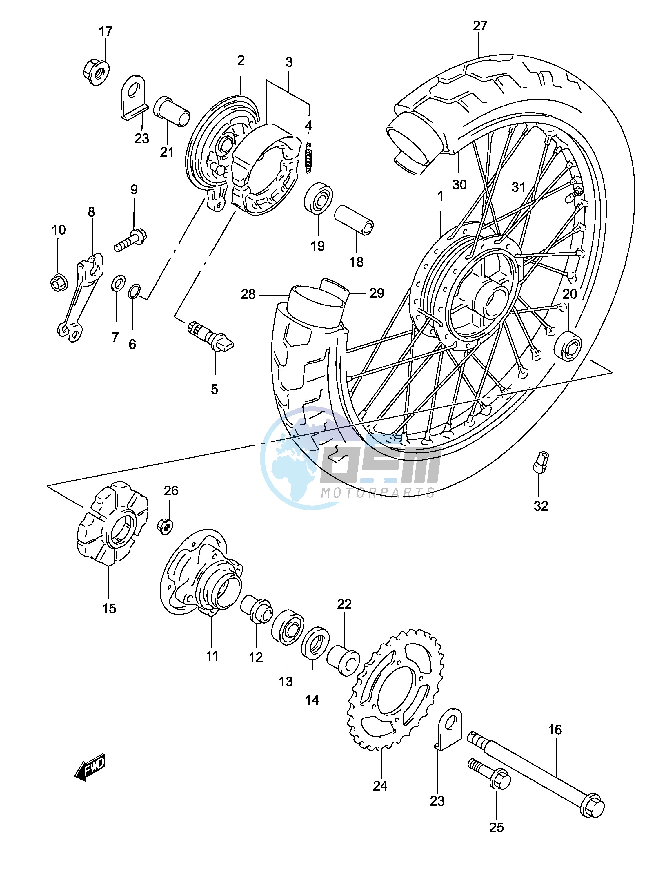 REAR WHEEL