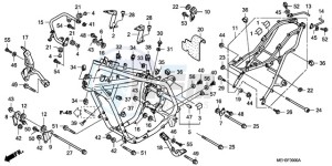 NSA700A9 France - (F / CMF MME) drawing FRAME BODY