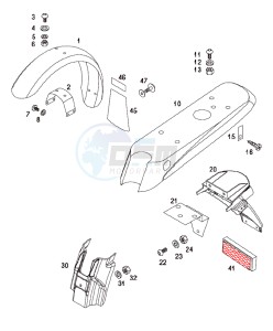 FUN_SPORT_R 50 drawing Mudguards-rearshield