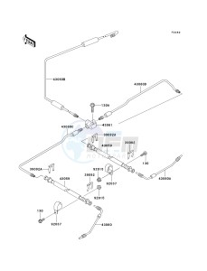 KAF 620 J [MULE 3010 TRANS 4X4] (J1) J1 drawing BRAKE PIPING