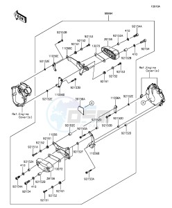 NINJA ZX-6R ZX636EGFA GB XX (EU ME A(FRICA) drawing Accessory(Engine Guard)