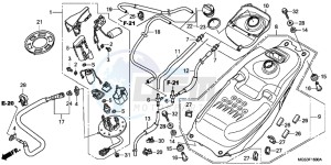 NC700XDD NC700X Dual Cluth ABS 2ED - (2ED) drawing FUEL TANK/ FUEL PUMP