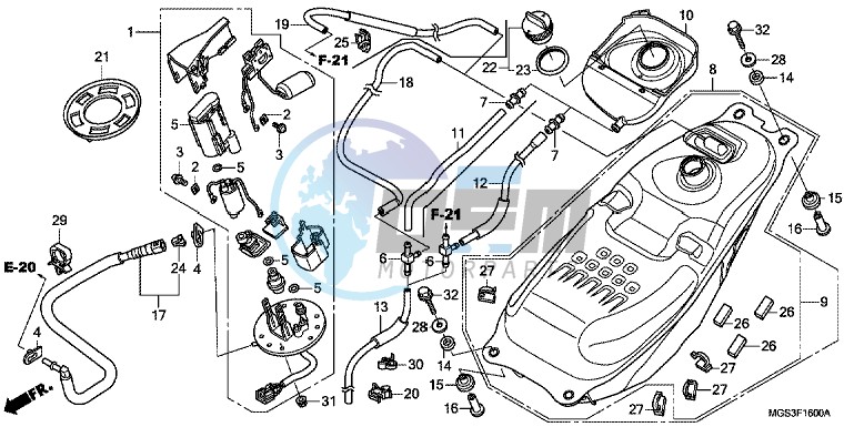 FUEL TANK/ FUEL PUMP