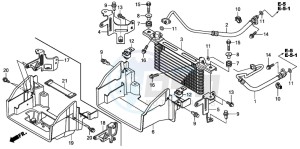 TRX500FPE drawing OIL COOLER