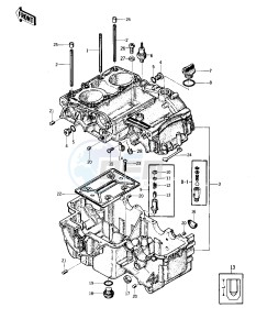 KZ 400 S [SPECIAL] (S) [SPECIAL] drawing CRANKCASE -- 75 S- -