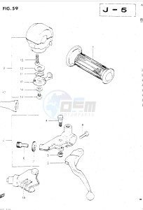 GSX500E (E39) drawing LEFT HANDLE SWITCH (GSX500ESE ESF)